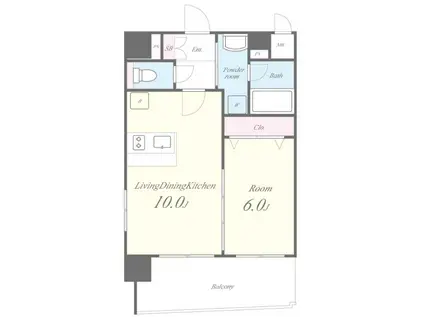 ESPERANZA AZABU(1LDK/3階)の間取り写真