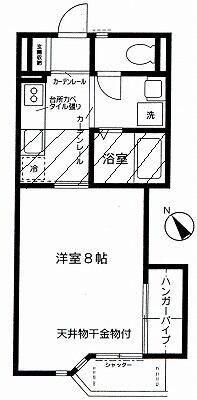 センチュリーハイツ(1K/2階)の間取り写真