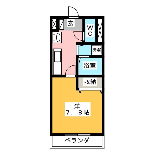 メゾンドOASIS(1K/3階)の間取り写真