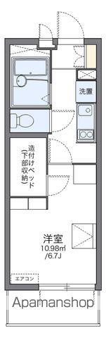 レオパレス前里(1K/4階)の間取り写真