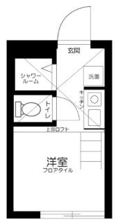 WATEI久我山(ワンルーム/2階)の間取り写真