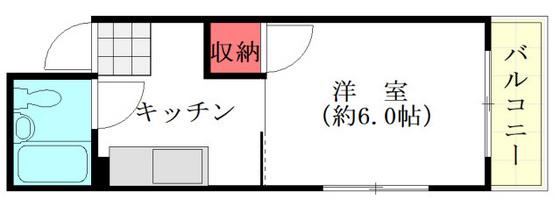 ULTIMATE ONE BLDG鶴見(1K/3階)の間取り写真