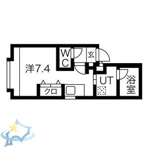 CREM BLD(1K/4階)の間取り写真