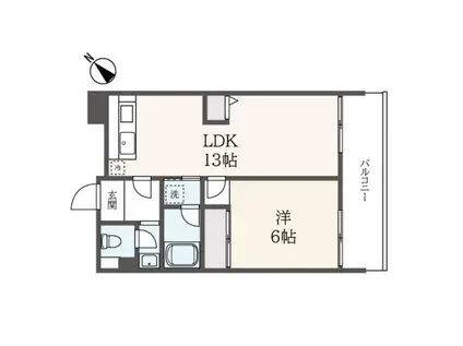ヒロビレッジ(1LDK/11階)の間取り写真