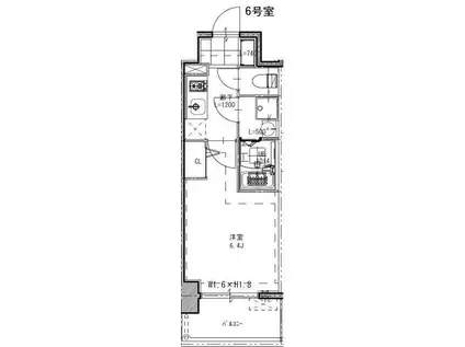 東三国NOAH(1K/3階)の間取り写真