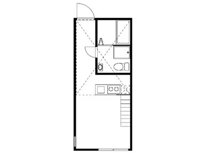 マピエス新川崎(ワンルーム/2階)の間取り写真