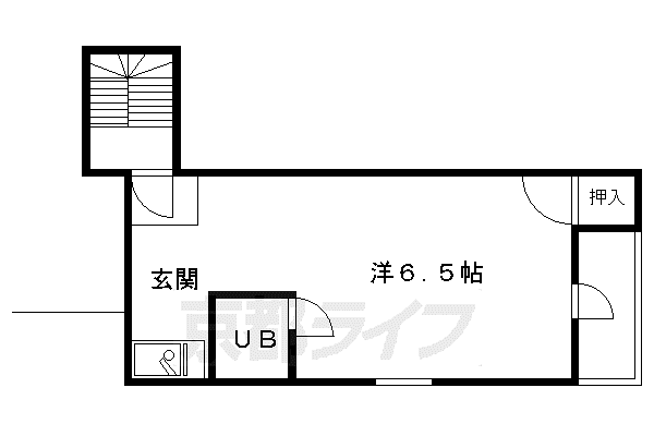 M&S北山ビル(1K/3階)の間取り写真