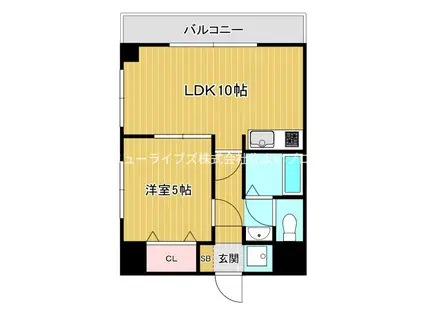 エムプラザ香里壱番館(1LDK/5階)の間取り写真