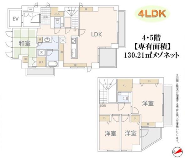 RMS原宿ビル(4LDK/4階)の間取り写真