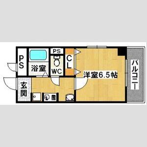 リトゥール澤(1K/7階)の間取り写真