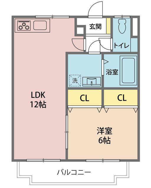サンヒルズ新横浜(1LDK/3階)の間取り写真
