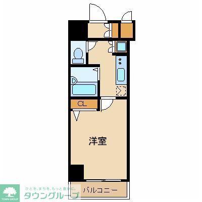 フェニックス荻窪参番館(1K/3階)の間取り写真