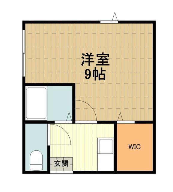 カインドネス八王子緑町(1K/1階)の間取り写真