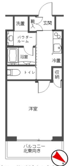 ステージグランデ新川(1K/3階)の間取り写真