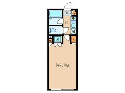 GARDENCOURTKAMIKITAZAWA(1K/3階)の間取り写真