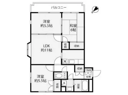 CASA ZELKOVA(3LDK/2階)の間取り写真