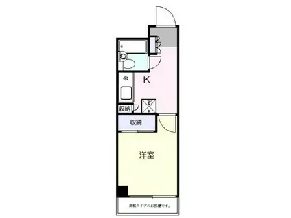 エソール柏(1K/2階)の間取り写真