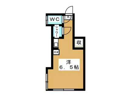コーポ雨宮(ワンルーム/2階)の間取り写真