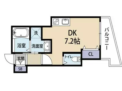 MANO MANSION(ワンルーム/1階)の間取り写真