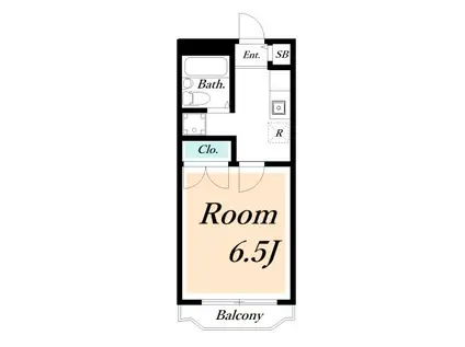 ファミール西葛西(1K/3階)の間取り写真