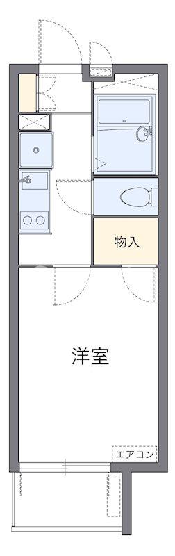 大森南マンション(1K/1階)の間取り写真