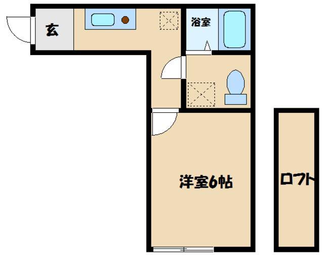 ファーストプレイス大塚(1K/2階)の間取り写真