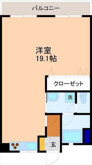 ウェルネスガーデン(1LDK/2階)の間取り写真