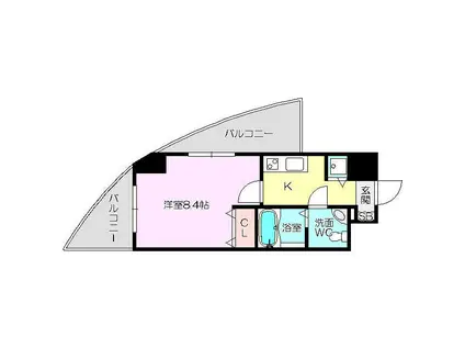 セレニテ新大阪弐番館(1K/11階)の間取り写真