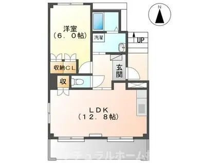 グランシャリオα(1LDK/1階)の間取り写真