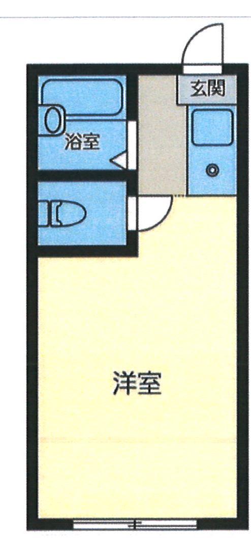 パレーシャル湘南館II(ワンルーム/1階)の間取り写真
