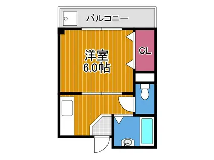 森井マンショ(1K/3階)の間取り写真