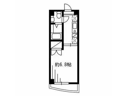 FSC新宿マンション(1K/1階)の間取り写真