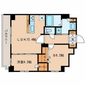 フロントコート錦糸町 (1SLDK/5階)の間取り写真