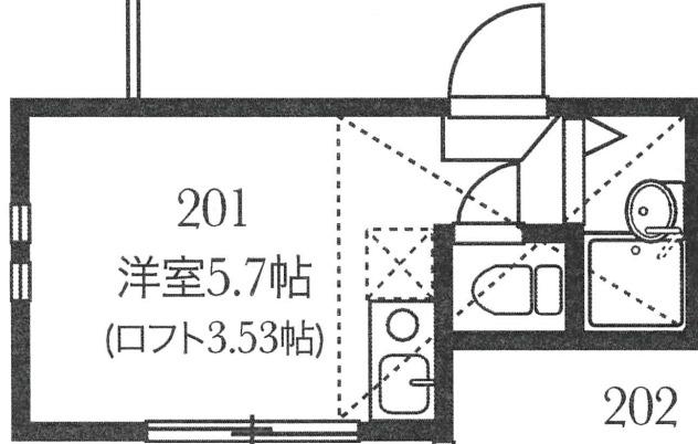 アーバンプレイス新大塚II(ワンルーム/2階)の間取り写真
