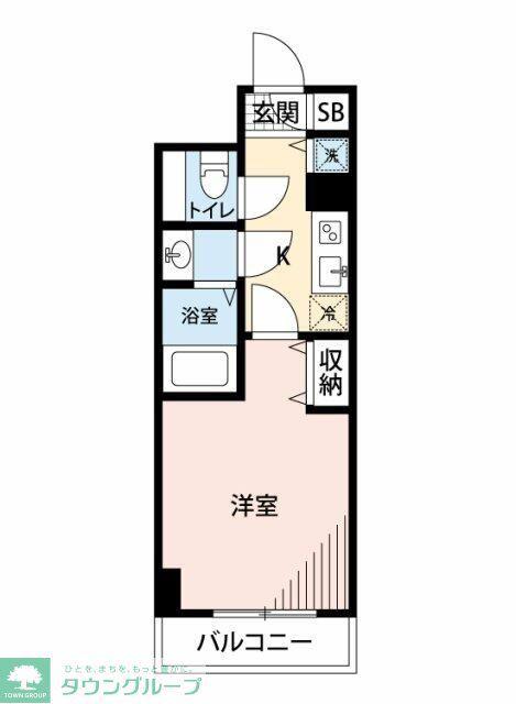 マイナビSTAYロイヤルグランデ荻窪(1K/4階)の間取り写真