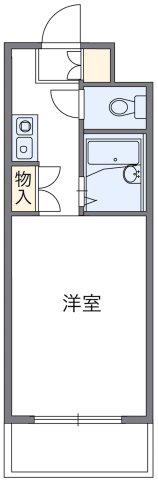 ANNEX HIYOSHI(1K/4階)の間取り写真