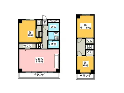 NEXT(3LDK/3階)の間取り写真