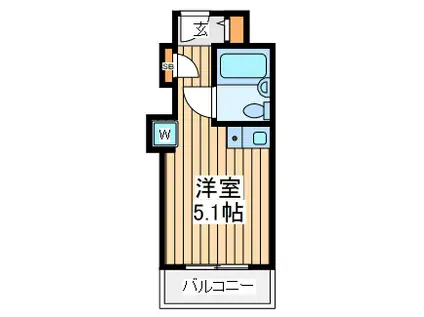 日興パレス大通公園(ワンルーム/3階)の間取り写真