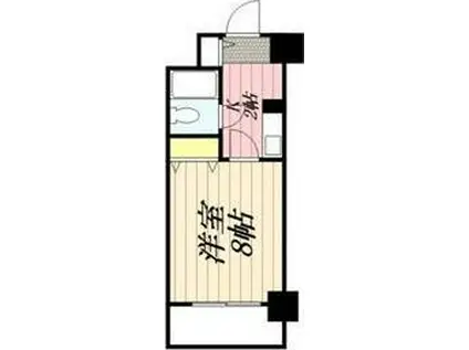 メゾン・ド・北円山(1K/9階)の間取り写真