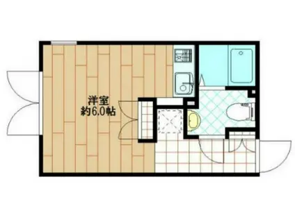 LAPIS不動前(ワンルーム/1階)の間取り写真