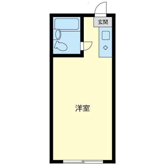 パレーシャル湘南館II(ワンルーム/2階)の間取り写真