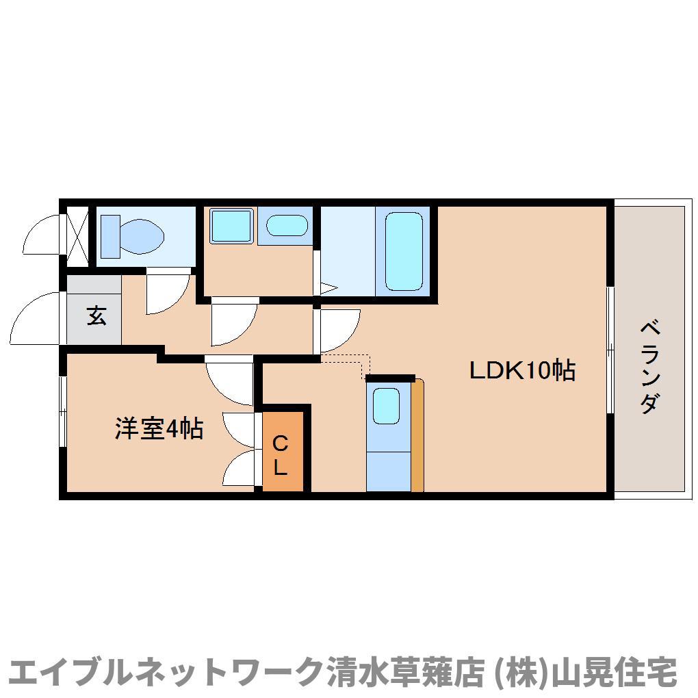 ケイ・グランド(1LDK/2階)の間取り写真