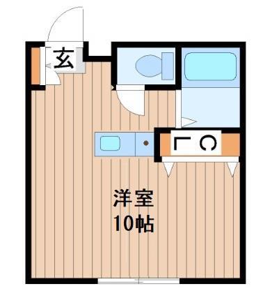 TOPOLOGIC SPACE(ワンルーム/2階)の間取り写真