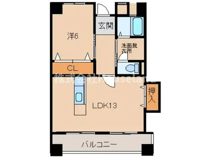 グレイスピア吹上(1LDK/4階)の間取り写真