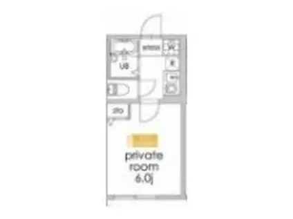 VILLE中落合(1K/2階)の間取り写真