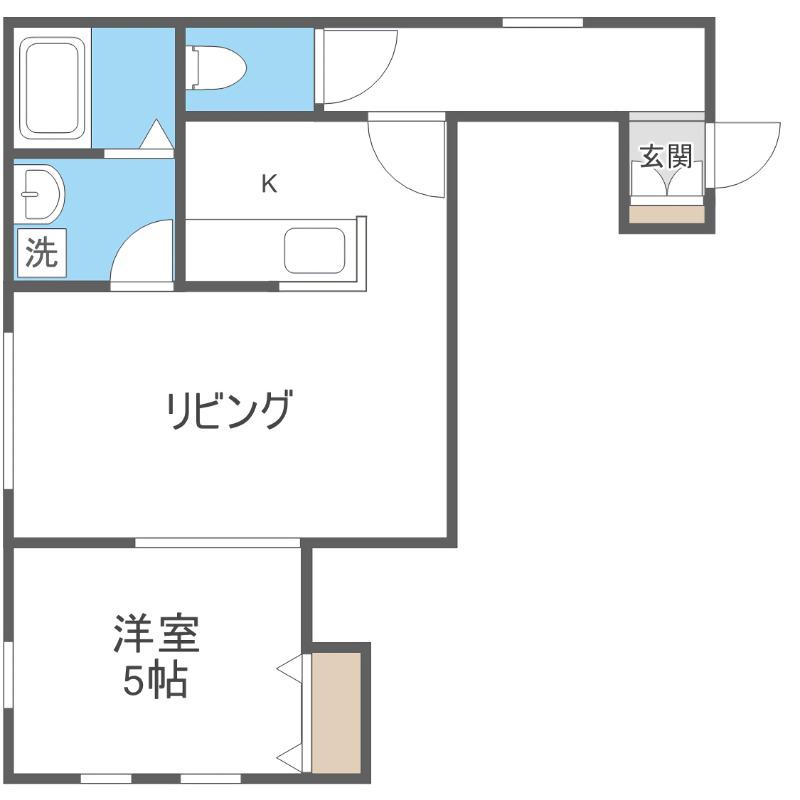 CYMBIDIUM(1LDK/2階)の間取り写真