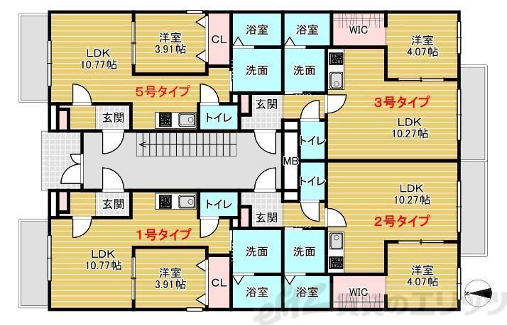 ソリティア総持寺(1LDK/3階)の間取り写真