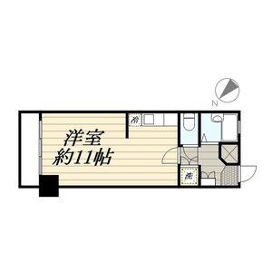 パセール長良(ワンルーム/2階)の間取り写真