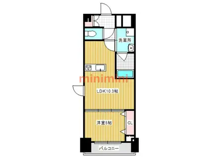 LA PCHE KINO(1LDK/2階)の間取り写真