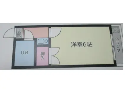 コトブキハウス(ワンルーム/2階)の間取り写真